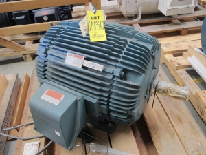 MOTOR, ELECTRIC TYPE, 100 HORSEPOWER, 460 ELEC RATING, 1800 RPM, 405TZ FRAME, TEAO ENCLOSURE, CONTINUOUS DUTY, 1.15 SERVICE FACTOR, 2.375"DIA. 7"LONG SHAFT. THE MOTOR SHAFT IS DESIGNED TO RECEIVE EXISTING FAN WHEELS, PART # 405TZ (W-44) LOADING & HANDLING FEE $15-